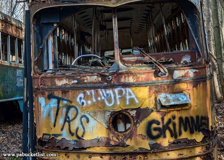 Peer Behind the Gates of the Windber Trolley Graveyard