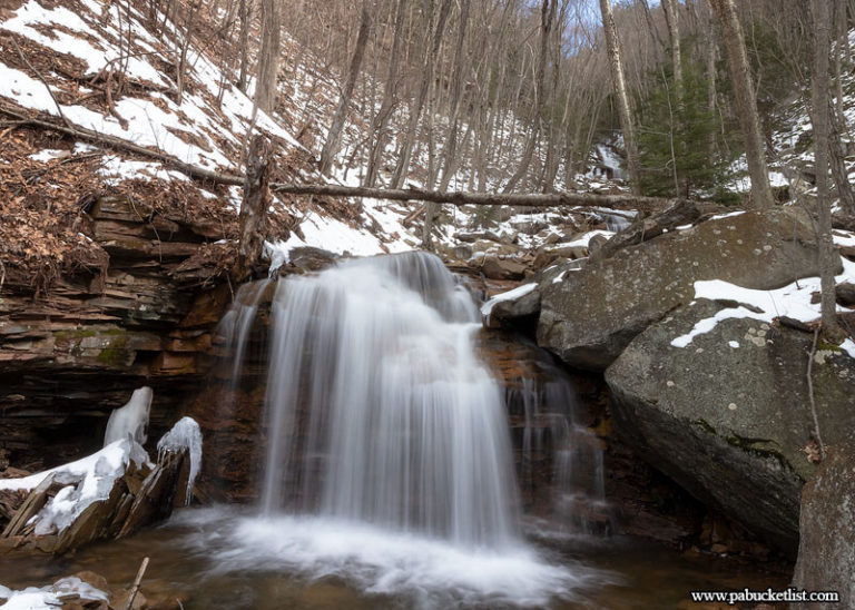 Exploring Dutchmans Run Falls in McIntyre Wild Area