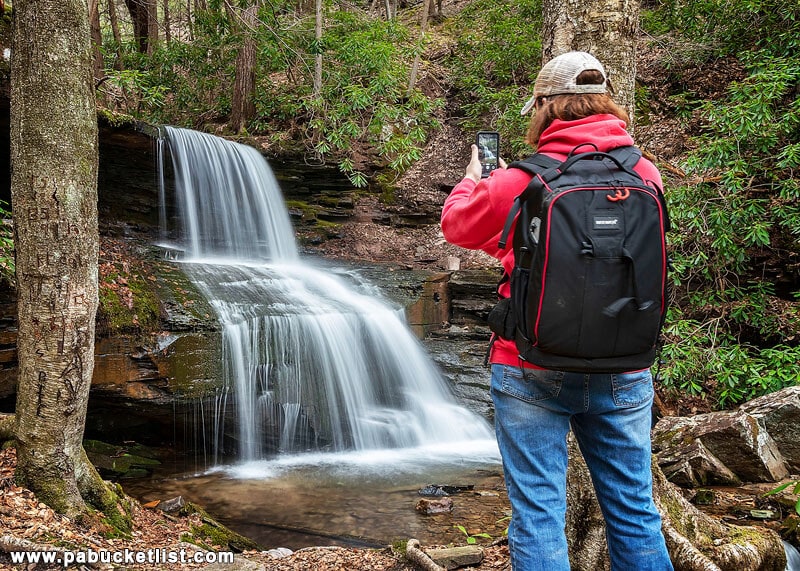 How to Find Round Island Run Falls in the Sproul State Forest