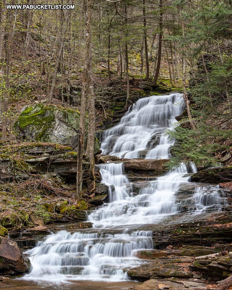 Exploring Hounds Run Falls in the McIntyre Wild Area PA Bucket List