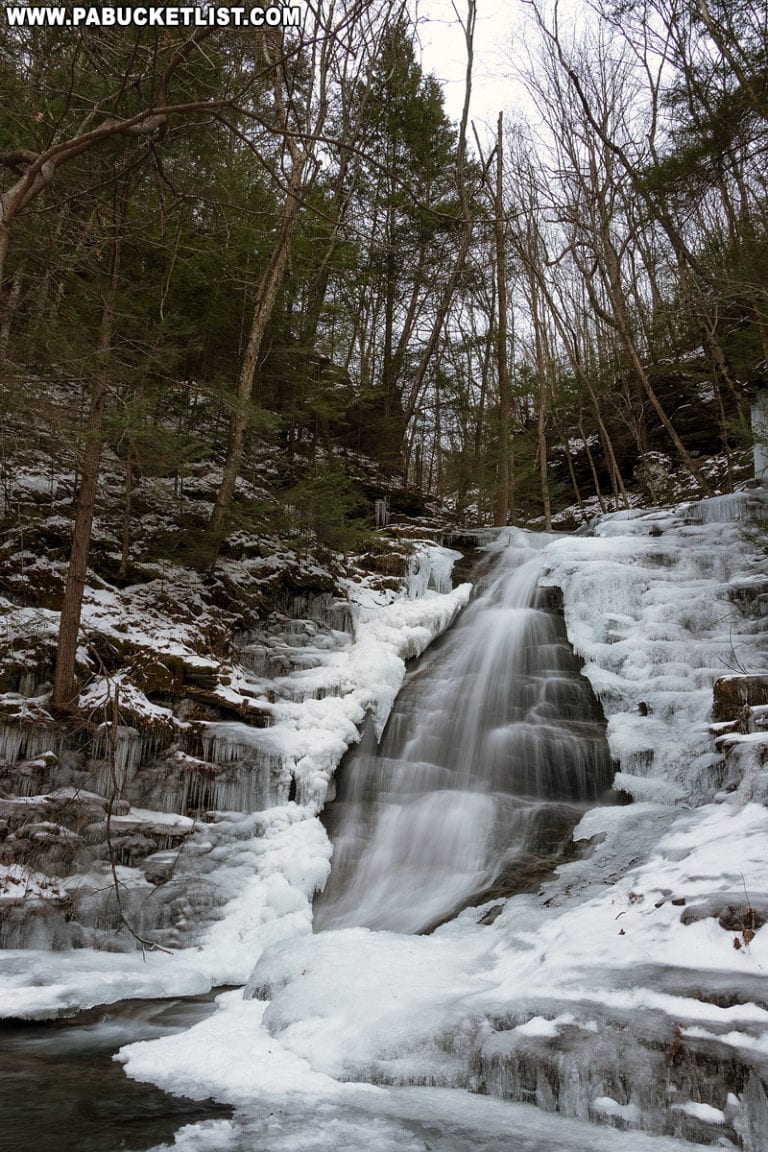 Exploring Abbott Run Falls in the McIntyre Wild Area