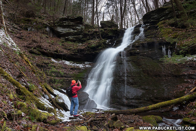 The author at Bohen Run Falls.