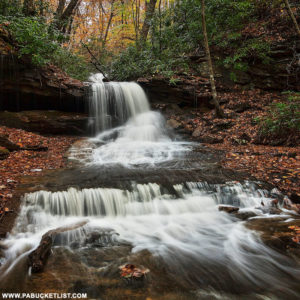 Exploring Cole Run Falls in Somerset County