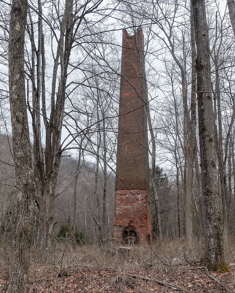 Remains of the tannery in Jamison City, Sullivan County.