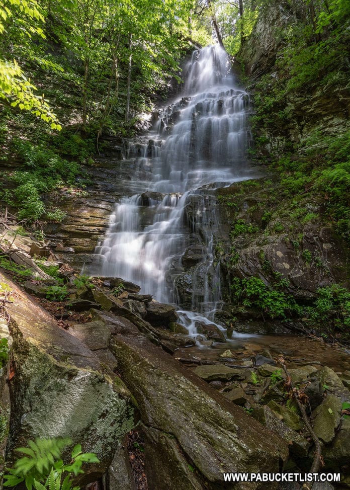 Angel Falls in Pennsylvania's Loyalsock State Forest.