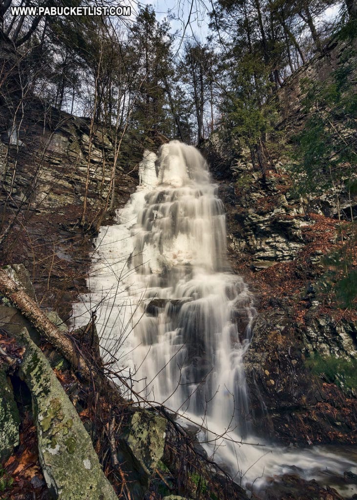 Angel Falls in the Loyalsock State Forest.