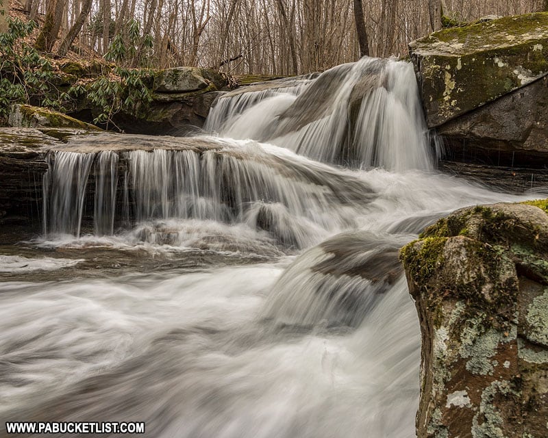 Cascades on Bruner Run at Ohiopyle State Park.