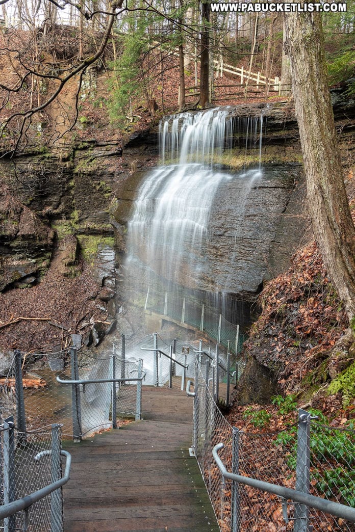 Exploring Buttermilk Falls in Indiana County