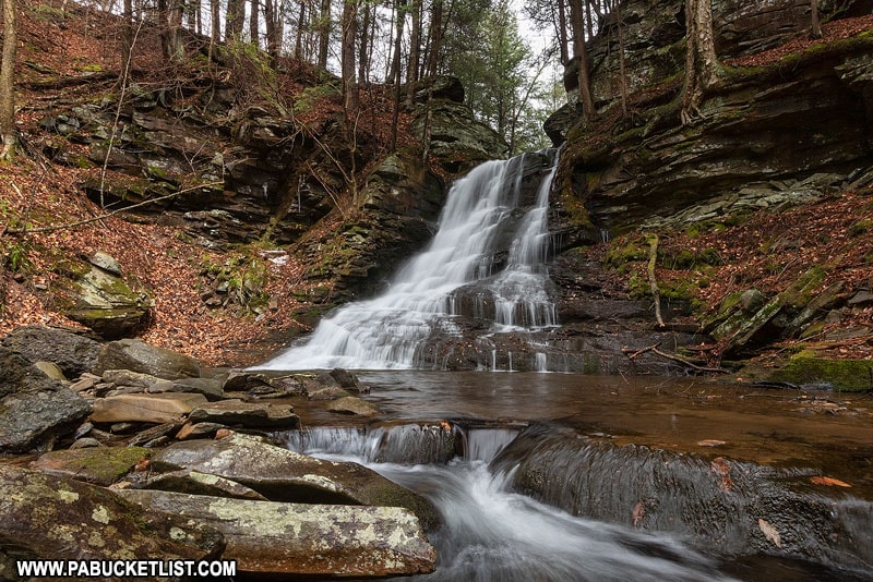 East Branch Falls on Mill Creek in the Loyalsock State Forest