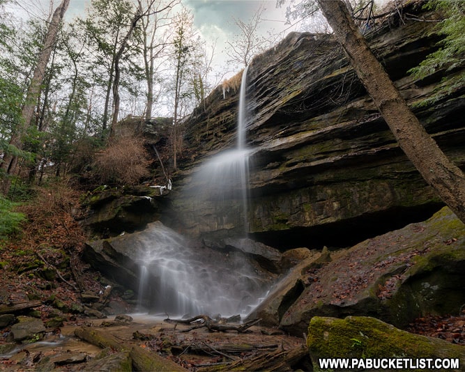 Alpha Falls at McConnells Mill in Lawrence County Pennsylvania