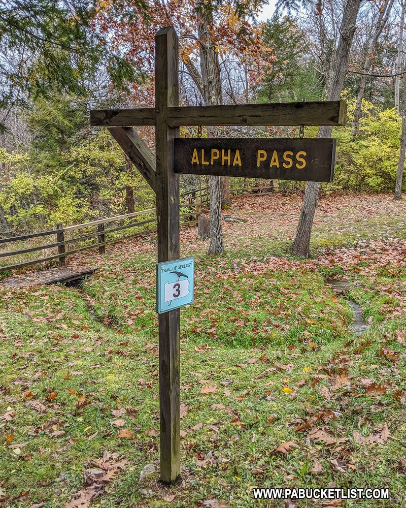 Alpha Pass at McConnells Mill State Park