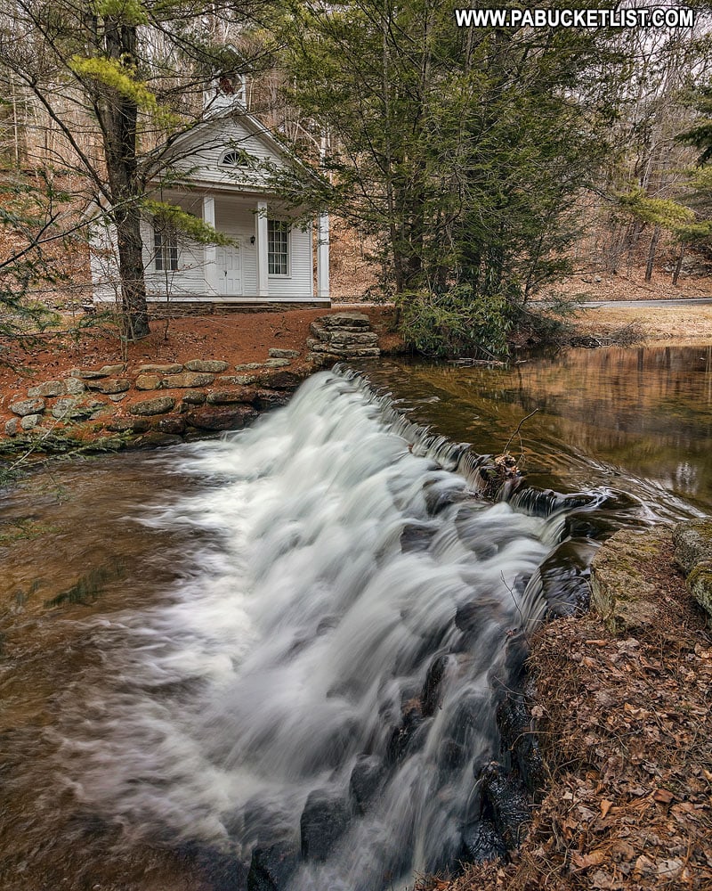 A Capela no Parque Estadual de Hickory Run