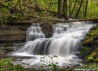 Darling Run Falls in Tioga County Pennsylvania