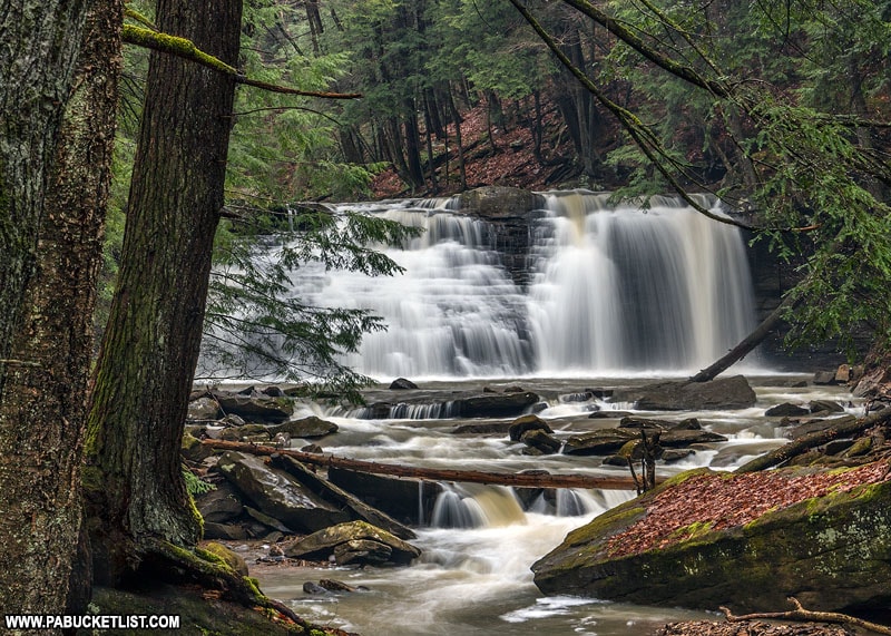 Freedom Falls along Rockland Station Road in Venango County.