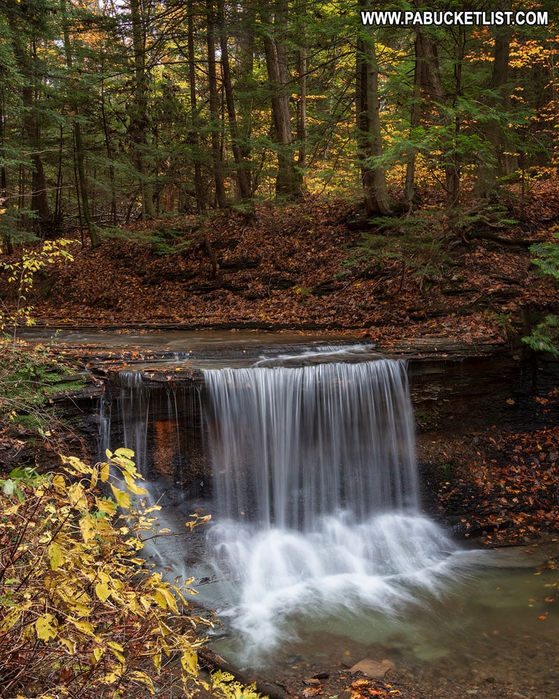 Grindstone Falls in Lawrence County, Pennsylvania.