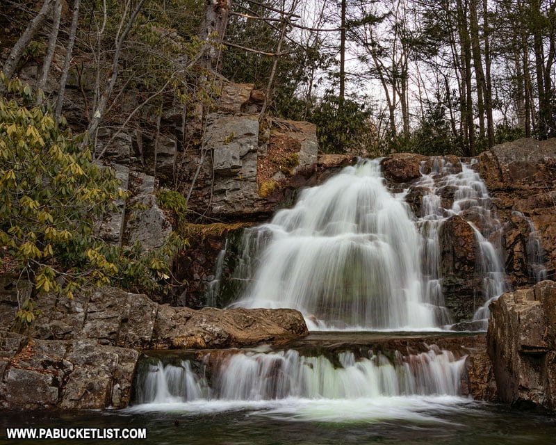 Hawk Falls in Carbon County Pennsylvania
