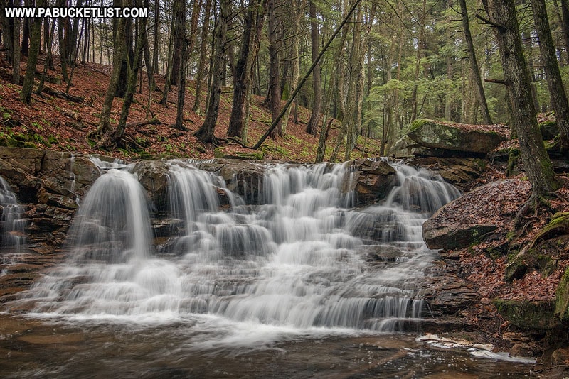 Rapp Run Falls in Clarion County PA