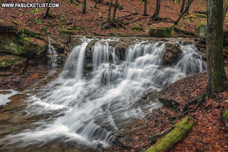 Rapp Run Falls near Clarion Pennsylvania