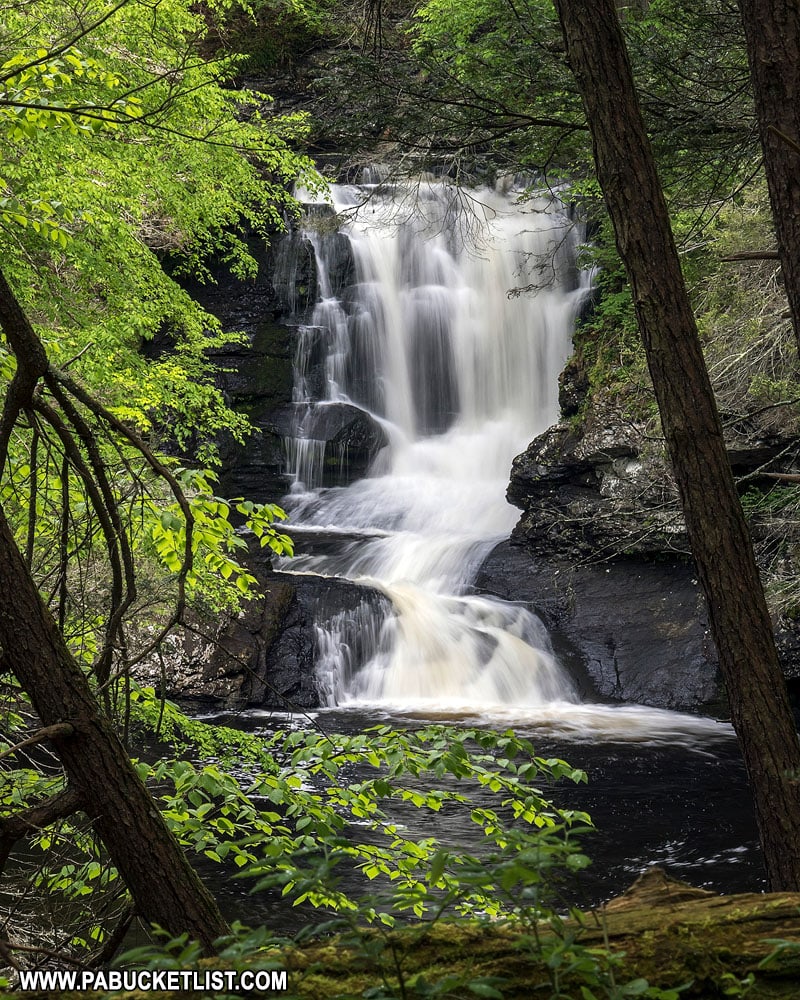 Unnamed waterfall on Raymondskill Creek in Pike County PA