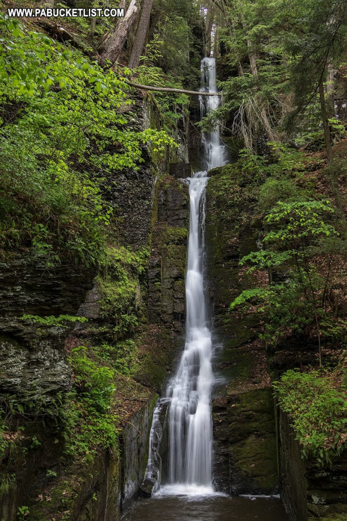 Silverthread Falls in the Delaware Water Gap.