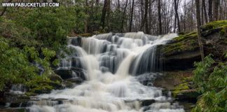 Stewarton Falls in Fayette County Pennsylvania