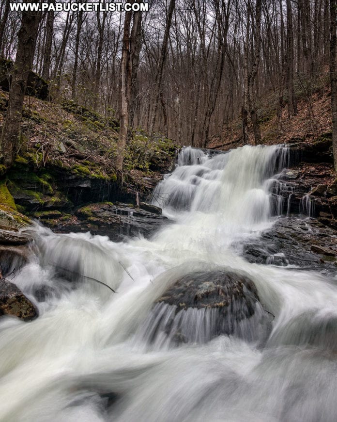 Exploring Abbott Run Falls in the McIntyre Wild Area