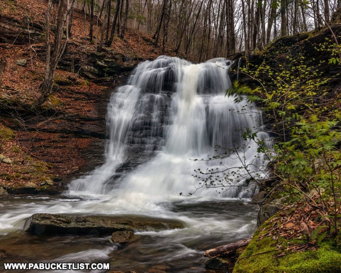 Exploring Abbott Run Falls in the McIntyre Wild Area