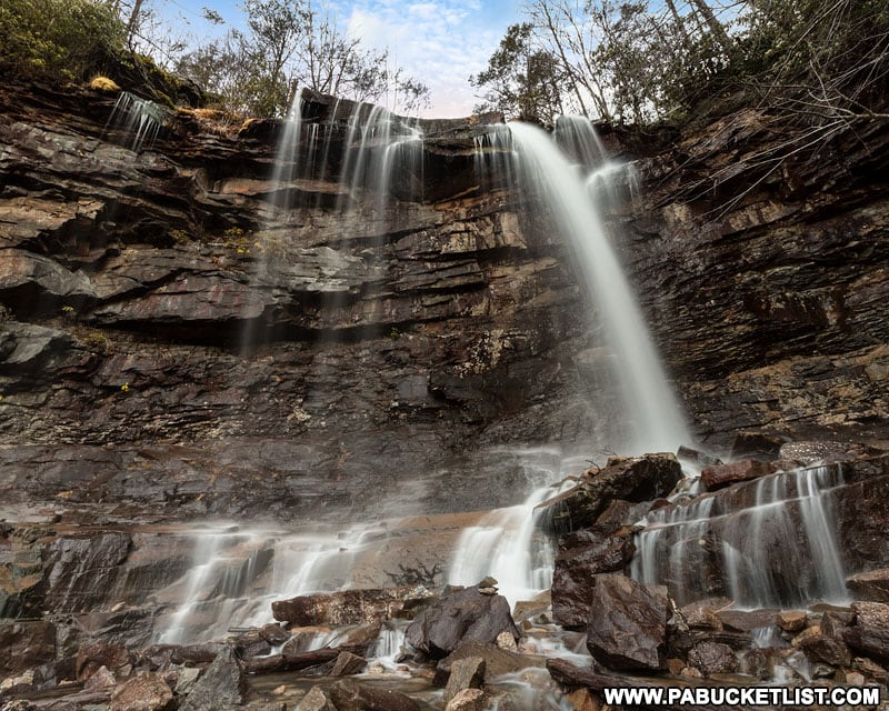 Onoko Falls along the Glen Onoko Falls Trail
