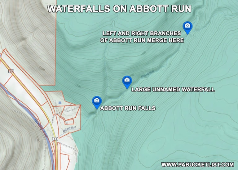 Exploring Abbott Run Falls in the McIntyre Wild Area