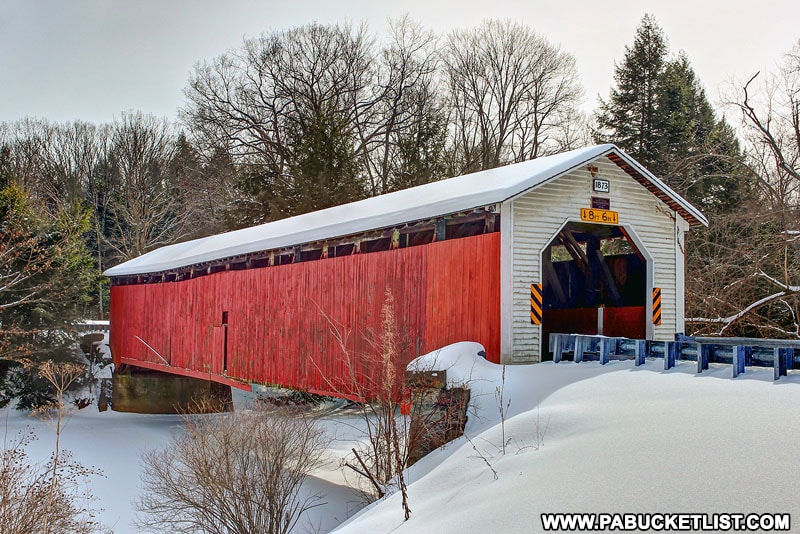 Exploring McGees Mills Covered Bridge in Clearfield County