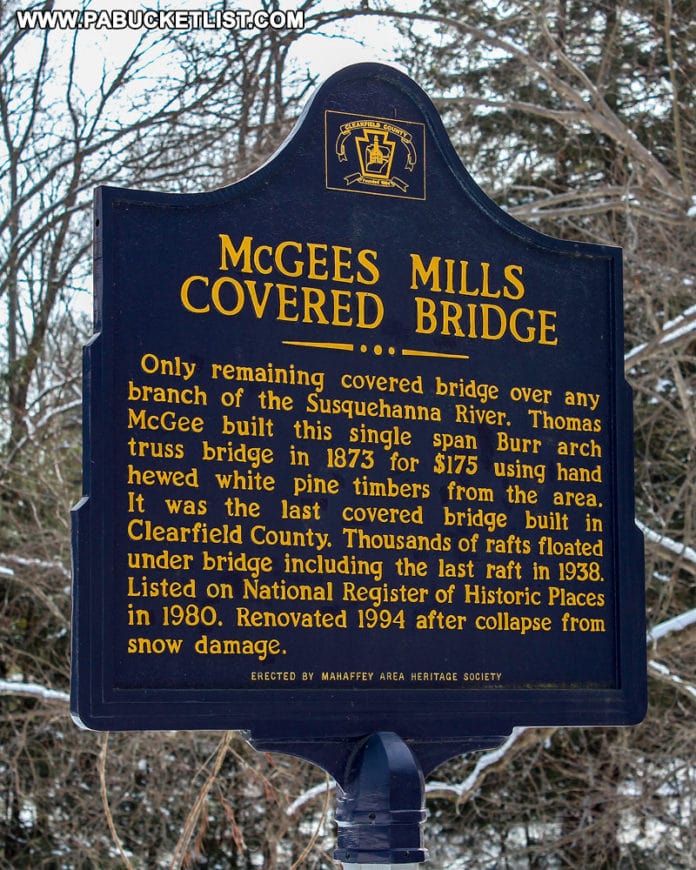 Exploring McGees Mills Covered Bridge in Clearfield County