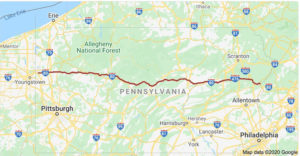 Interstate 80 Pennsylvania Map 300x156 