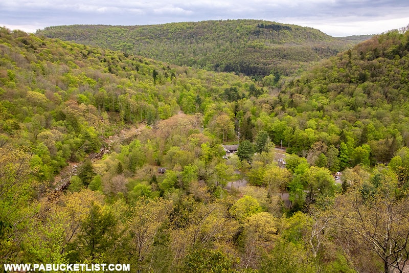 High Rock Overlook at Worlds End State Park.