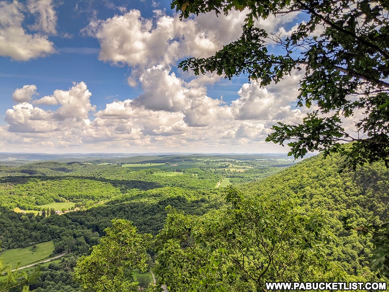 Incredible view from Indian Lookout in Huntingdon County.
