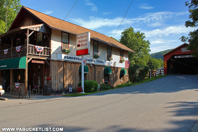 The Forksville General Store near Worlds End State Park.