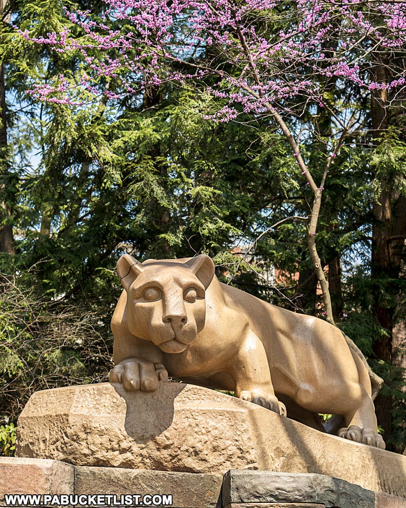 The Nittany Lion Shrine at Penn State University.