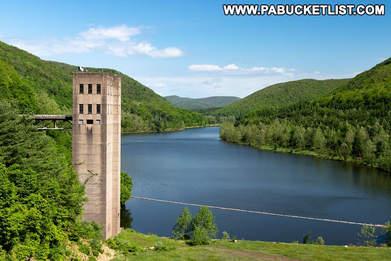 Stevenson Reservoir at Sinnemahoning State Park in Cameron County.