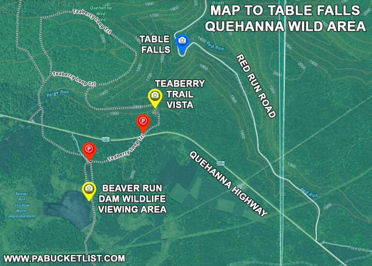 How to Find Table Falls in the Quehanna Wild Area