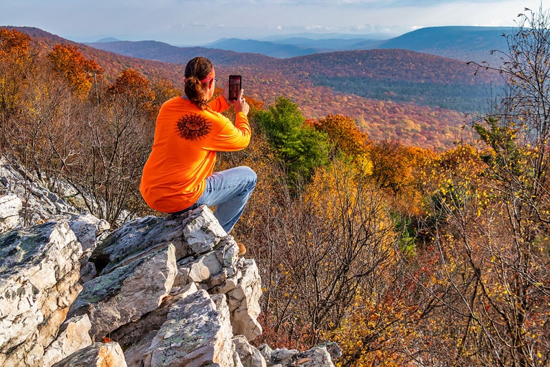 Rusty Glessner at Indian Wells Overlook in Centre County Pennsylvania