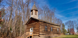 Saint Severin Old Log Church in Clearfield County