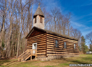 Saint Severin Old Log Church in Clearfield County