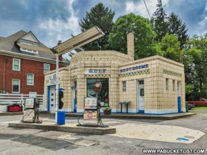 Dunkle's Gulf Station in Bedford Pennsylvania