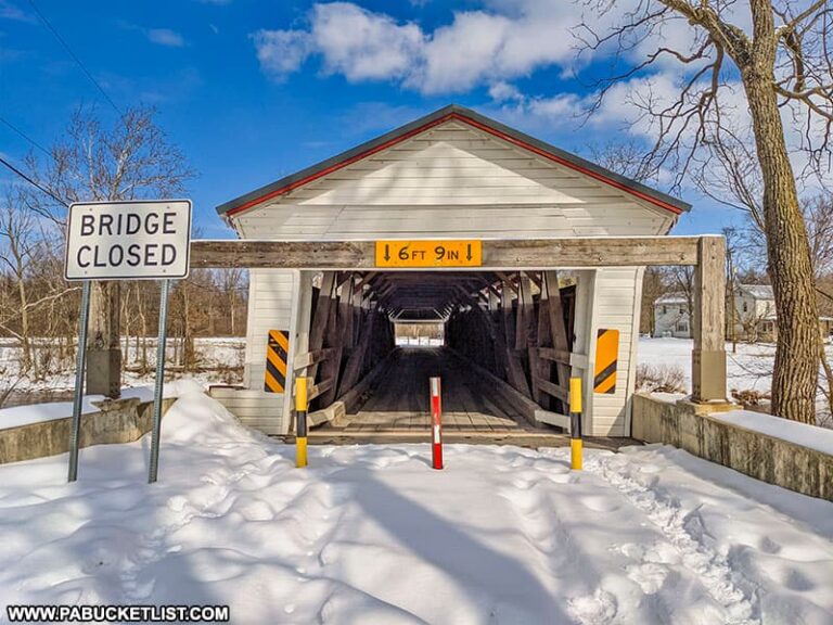 Exploring the Millmont Covered Bridge in Union County