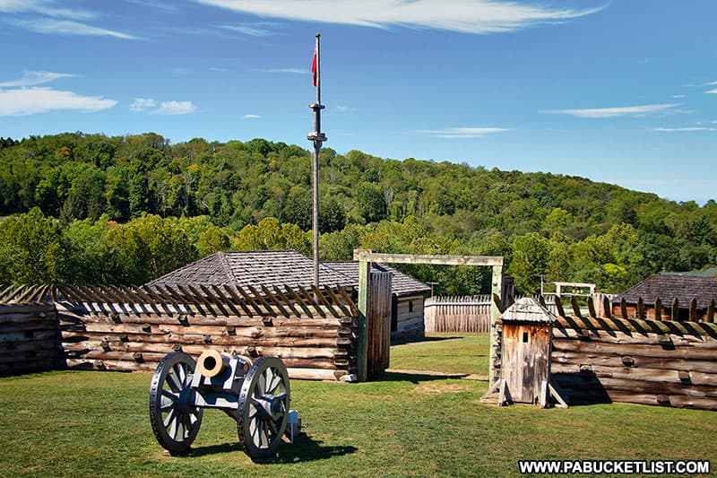 Fort Ligonier on a late summer morning.