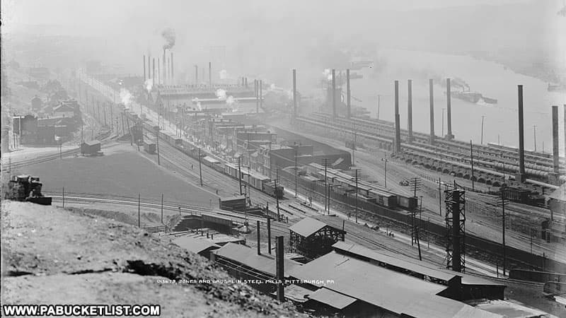 Jones and Laughlin Steel Company in PIttsburgh Pennsylvania.