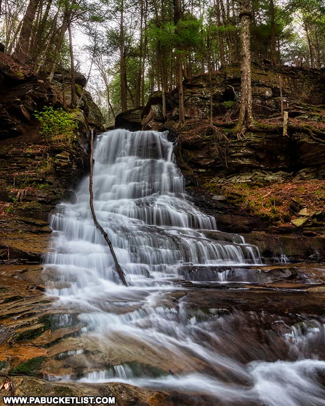 East Branch Falls in the Loyalsock State Forest.