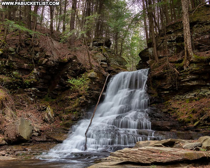 East Branch Falls near Hillsgrove, Pennsylvania.