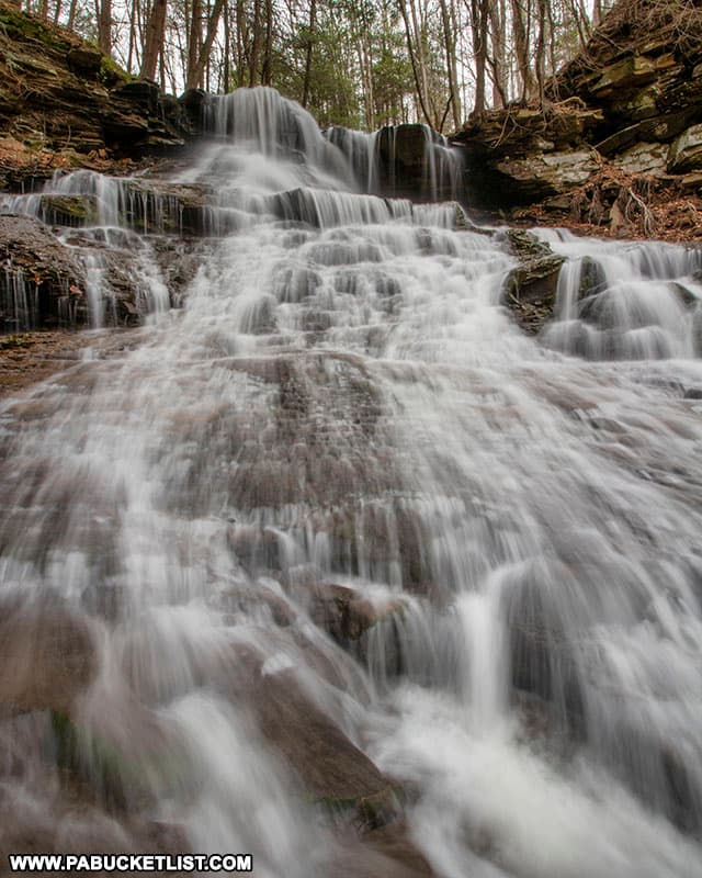 Lower Middle Branch Falls near Hillsgrove Pennsylvania