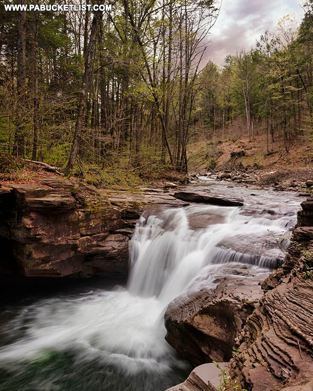 Mill Creek Falls near Hillsgrove Pennsylvania.