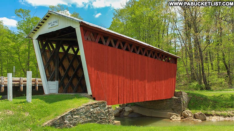 Trusal Covered Bridge in Indiana County was named after local property owner Robert Trusal.